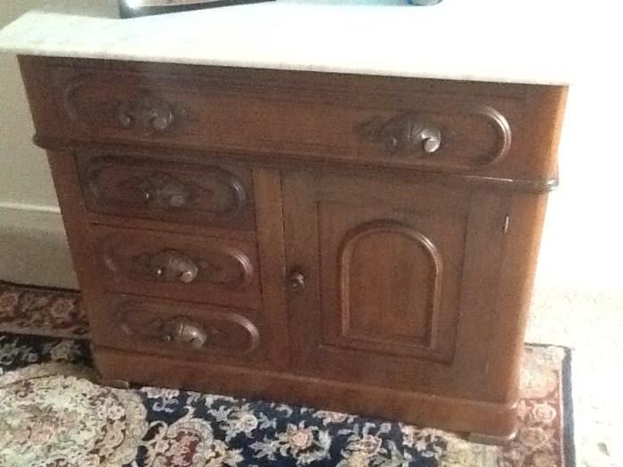 Marble Top Antique Wash Stand