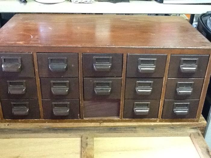 Antique File Draw Cabinet