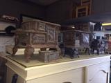 Cast iron salesman stoves and toy stoves