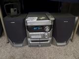 AIWA BOOM BOX - 3 CD AND DUAL CASSETTE + RADIO