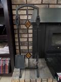 VERY NICE UNIQUE FIREPLACE SET