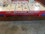 CANADIAN (RETRO) DELUXE HOCKEY - THIS VINTAGE GAME HAS ALL THE PLAYERS AND ACCESSORIES - COMPLETE AND WELL CARED FOR VINTAGE GAME