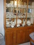 Cabinet $275 dinnerware $400 Royal Doulton Clarendon w/serv pc