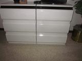 chest of drawers, 2 chests, contemporary bedroom set.