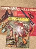 Guns & Ammo Magazine, Every issue since 1958.  3 issues of 1958 pictured here.  Approximately 660 issues.  