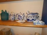 Sampling of Blue/White Decorative Asscessories