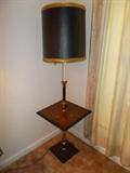 Lamp in Wooden Table - 1 Piece