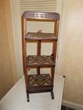 Wooden Collapsible Bric-a-Brac Stand