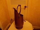 TALL Brass Coal Bucket
