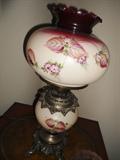 Flor Painted "Gone with the Wind" Lamp