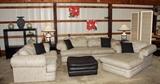 Living room set with chaise, love seat, sofa, end tables