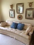 Ethan Allen Damask Couch