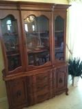 Vintage Bassett Dining set/China Cabinet