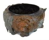 Large Bronze Animal Jardiniere, 20th Century