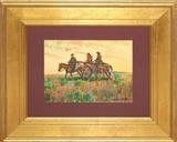 Nick Eggenhofer (1897 - 1985) Three Cowboys