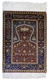 Fine Turkish Silk Hereke Prayer Rug