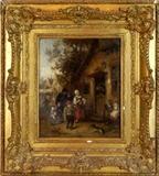 Ludwig Von Hagn (1820-1898) Oil Painting