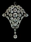 Platinum & Diamond Edwardian Brooch Pendant