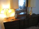 several of the lamps available. This is the triple dresser of the king size BR set