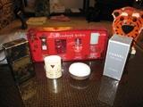 The perfumes looking for a new home! The Aramis and the Elizabeth Arden set are new.