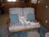 LOVESEAT / WOOD FRAME