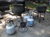 Several cookers & grills