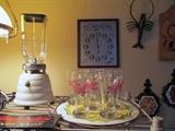 Vintage Bar Accessories and Working Oster Blender