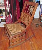 Antique Rocking Chair with original Caning 