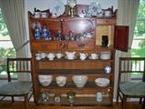 antique shelf unit