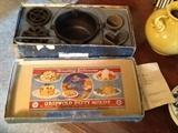 Griswold cast iron Patty Molds in original box