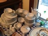 Noritake china service for 8 including serving pieces