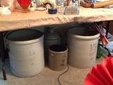 Red Wing stoneware crocks