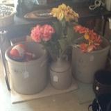 stoneware in the garage