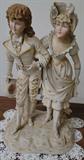 Vintage ceramic statue - mat - bisque finish $ 100.00