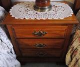 Dixie furniture end table - $ 60.00 (matching beds and dresser / mirror) also available.