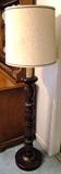 Solid wood floor lamp $ 50.00
