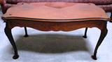 Montovano Italian Provincial tea table - measures 35.5" long x 20" wide x 17.5" tall - $ 200 (matching end tables (2) also available) - SOLD