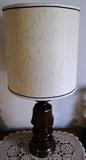 Solid wood table lamp - $ 40.00