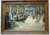 Framed oil painting - $ 80.00