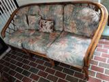 Rattan sofa - $ 150.00