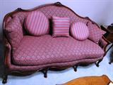 Italian Provincial antique sofa - $ 700.00 - measures 74" wide x 32" tall. SOLD