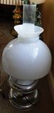 White globe lamp $ 50.00