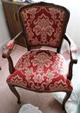 Antique upholstered chair $ 80.00