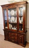 Glass front china hutch $ 300.00