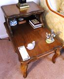 Pair of step end tables $ 100.00 for both.