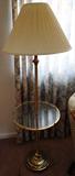 Glass table floor lamp $ 50.00