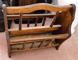 Wood magazine rack $ 20.00