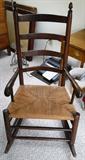 Antique wood rocker $ 50.00