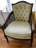 Upholstered Cane chair $ 80.00
