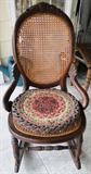 Cane rocker (needs small repairs) $ 50.00